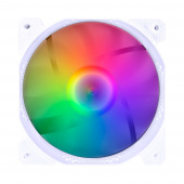 Вентилятор 1STPLAYER F1-PLUS White / 140mm, LED 5-color, 1000rpm, 3pin / F1-PLUS-WH / bulk