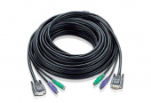 Кабель KVM (клавиатура, видео, мышь) ATEN 2L-1010P/С, 10.0m