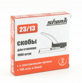 Скобы 23-13, 1000шт. (до 100листов)