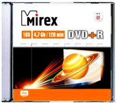 Диск DVD+R Mirex 4.7Gb, 16x, Slim