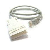 Кабель Patch Cord 45-110, PVC, 2м, 4 пары