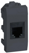Механизм розетки RJ-45 для башенок TOR, черная DKC