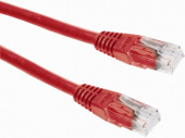 Кабель Patch Cord RJ45, UTP, Cat-6, PVC, 1m, красный