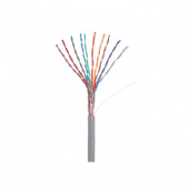Кабель UTP кат. 5, 10 пар, внутренний, PVC, 26 AWG, одножильный, 100МГц, серый (в бухте 305м) NETLAN