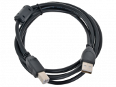 Кабель USB A-B 2.0 1.8м, черный, экран, феррит. кольцо (CCF-USB2-AMBM-6)