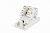 Вставка угловая 45x22,5 (аналог Mosaic) с модулем категории 6 Hyperline SIP2K-C6-M45-22.5