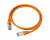 Кабель Patch Cord RJ45, UTP, Cat-5e, PVC, 0,5m, оранжевый Gembird PP12-0.5M/O