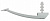 Скоба для крепления кабеля (50шт.) 48171 Fischer SteckFix KB8