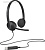 Гарнитура Logitech H340 черный 1.8м накладные, USB, оголовье (981-000509)