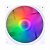 Вентилятор 1STPLAYER F1-PLUS White / 140mm, LED 5-color, 1000rpm, 3pin / F1-PLUS-WH / bulk