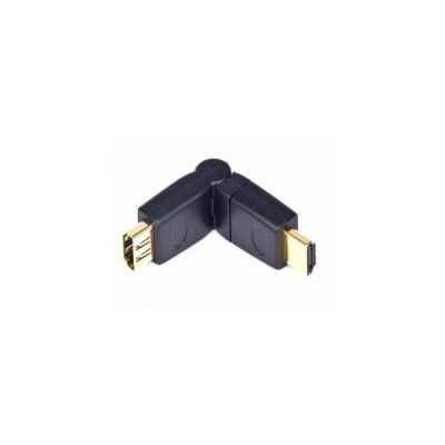 Переходник HDMI-HDMI Cablexpert 19F 19M, вращающийся на 180 град, золотые разъемы