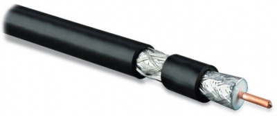 Кабель коаксиальный RG-11, 75 Ом, жила - 14 AWG Hyperline COAX-RG11