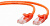 Кабель Patch Cord RJ45, UTP, Cat-5e, PVC, 1m, оранжевый Gembird PP12-1M/O
