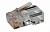 Коннектор RJ-45 (8P8C) Hyperline PLUG-8P8C-U-C5 под витую пару, категория 5, универсальный (для одно