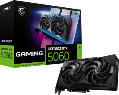 Видеокарта MSI PCI-E 5.0 RTX 5060 8G GAMING OC