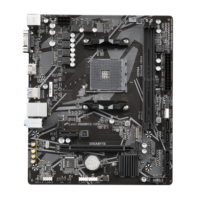 Материнская плата Gigabyte A520M K V2 Soc-AM4 AMD A520 2xDDR4 mATX AC`97 8ch(7.1) GbLAN RAID+VGA+HDM