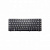 Клавиатура для ноутбука Lenovo G470 черная с голубой рамкой